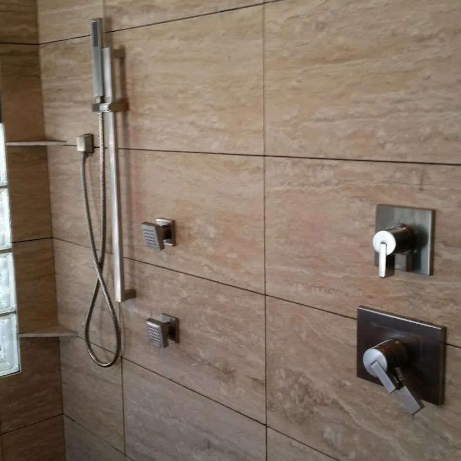 Shower fixture installation for Frozen Pipe Repair in Blendon